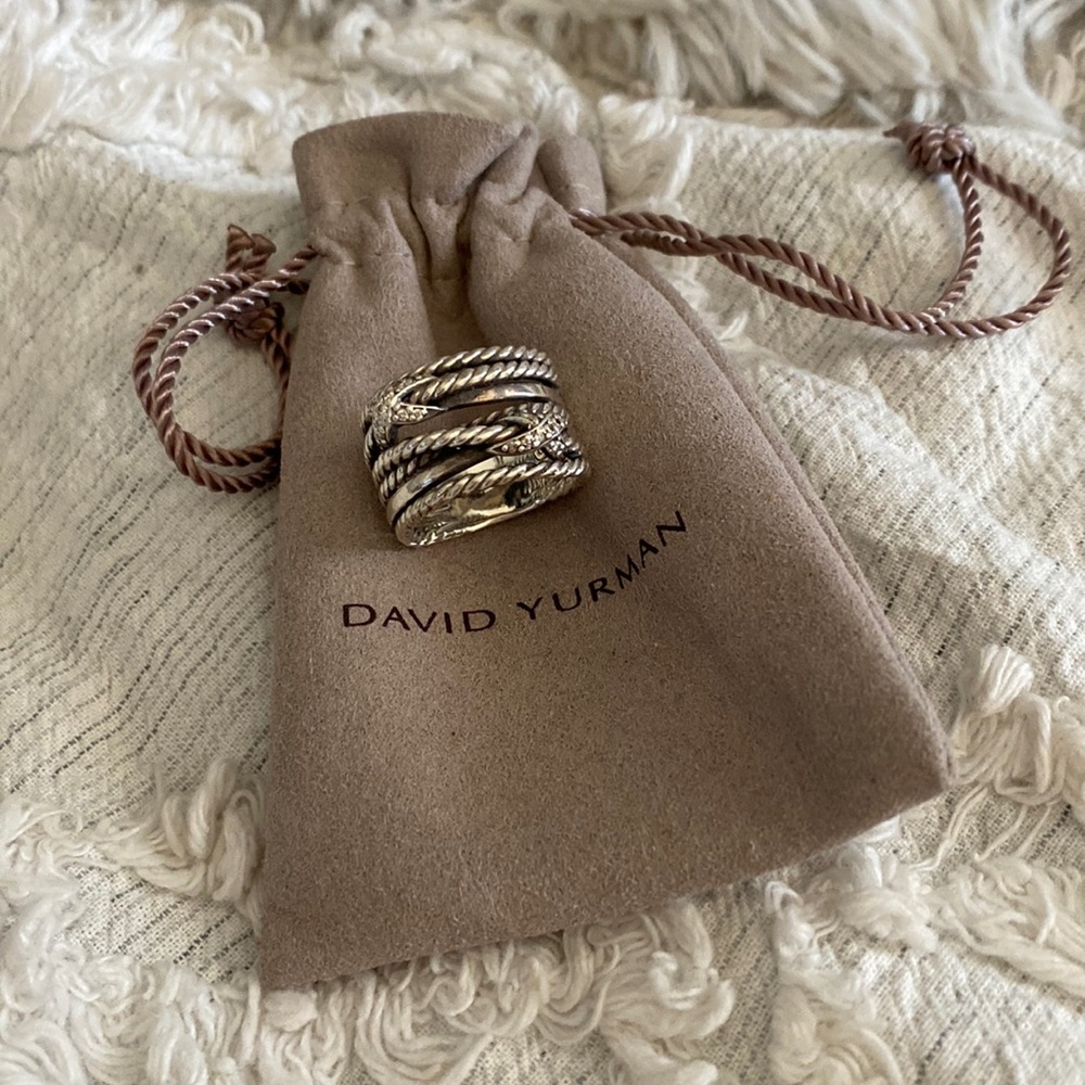 David Yurman X diamond ring